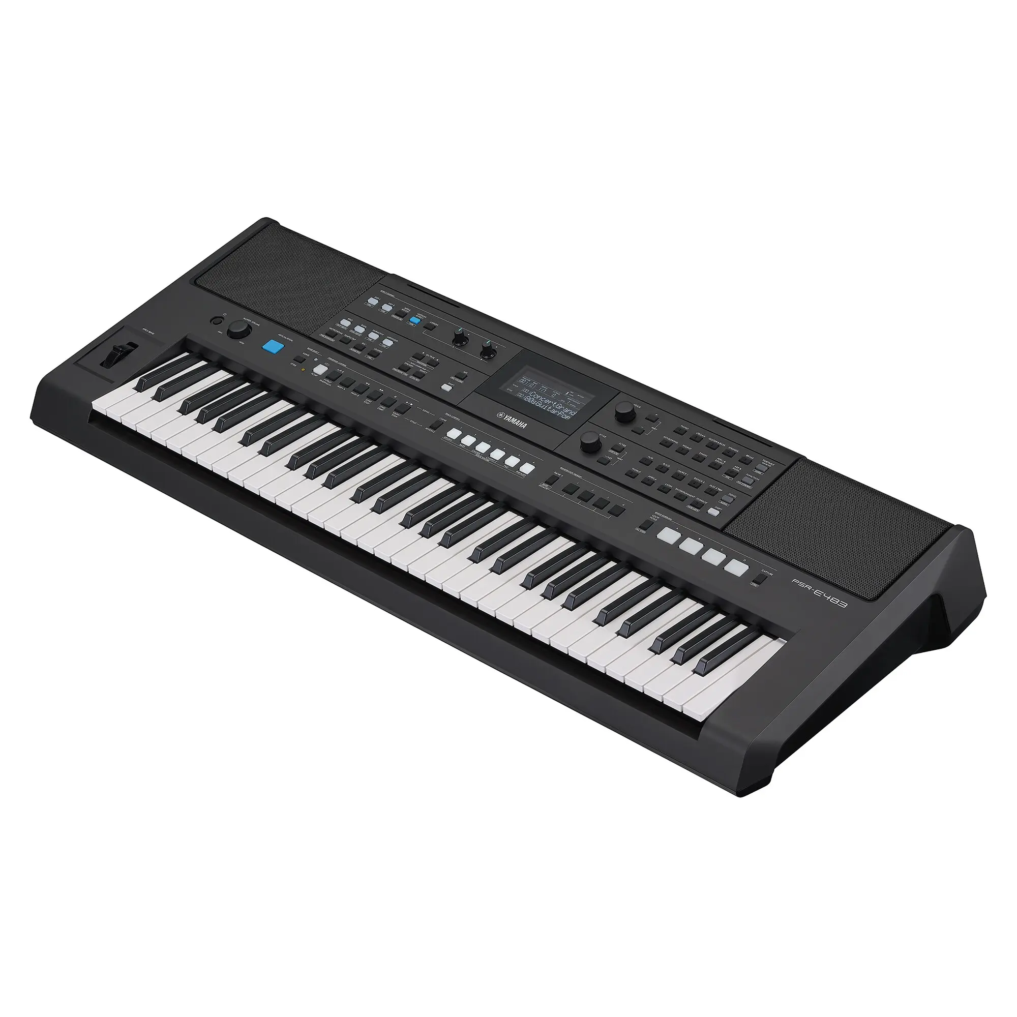 KIT TECLADO YAMAHA PSR E483 + PA-150 + ESTUCHE + BASE DOBLE + PEDAL SUSTAIN - Imagen 3