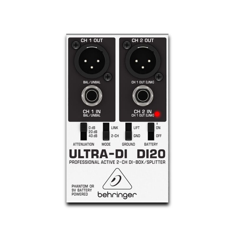 Di20 CAJA DIRECTA ACTIVA DOBLE BEHRINGER DI20 – Global Music Sas