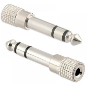 CONVERTIDOR DE PLUG METALICO 3.5 A 1/4 STEREO