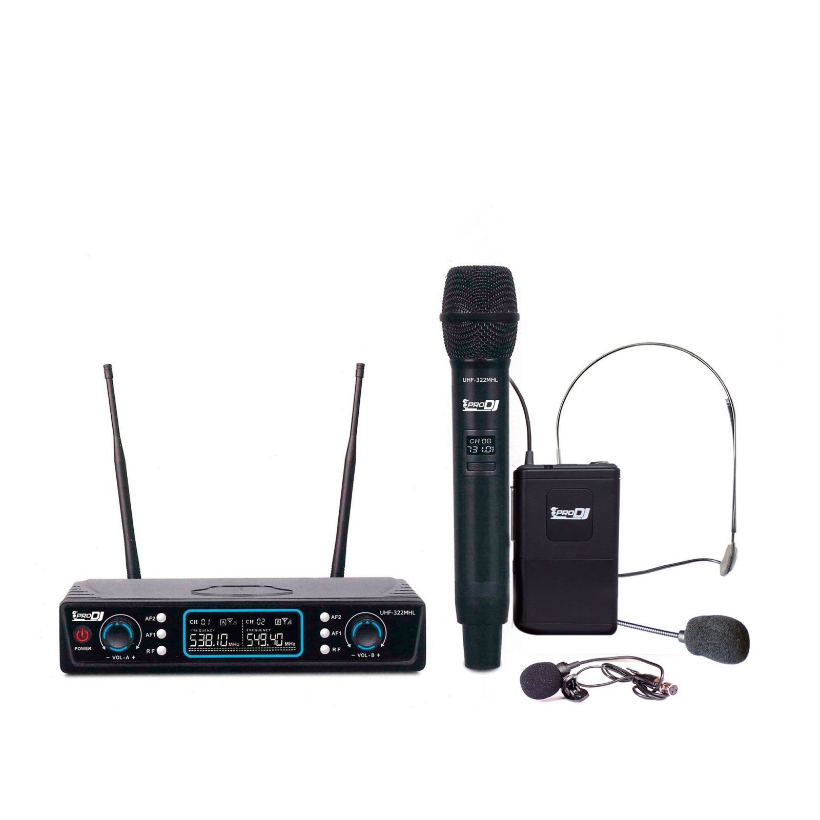 MICROFONO PRO DJ UHF-32MHL