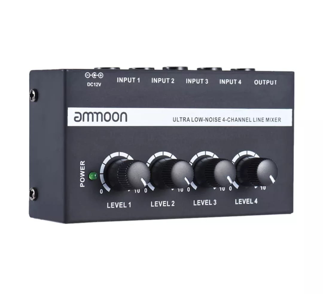 MIXER AMMOON DE 4 CANALES