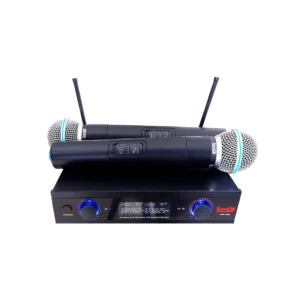 MICROFONO PRO DJ UHF-32M INALAMBRICO DOBLE DE MANO