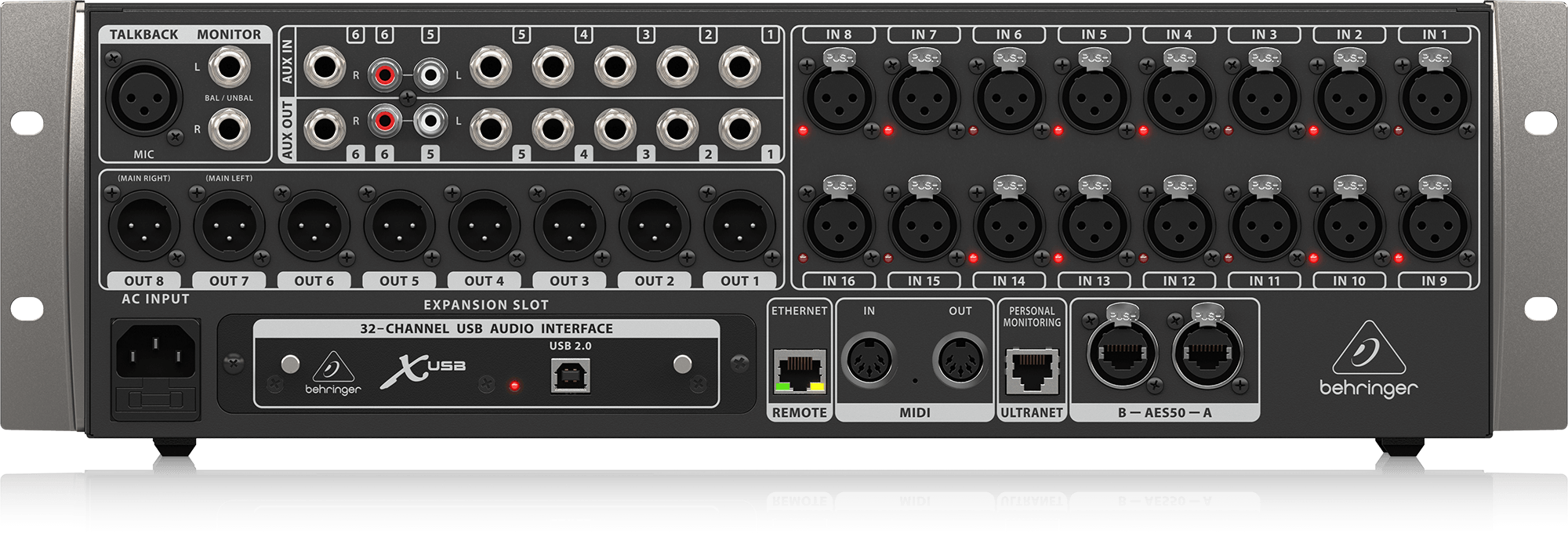 CONSOLA DIGITAL BEHRINGER X32 RACK - Imagen 6