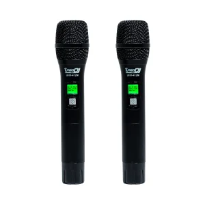 Alternative view of MICROFONO INALAMBRICO PRO DJ UHV-412M CON FRECUENCIA VARIABLE (PAR)