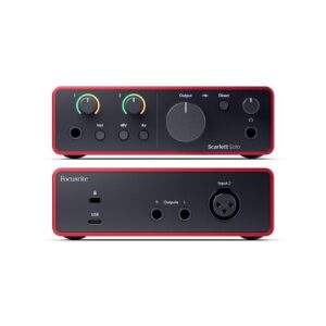 Alternative view of INTERFAZ DE AUDIO FOCUSRITE SCARLETT SOLO 4TH GEN