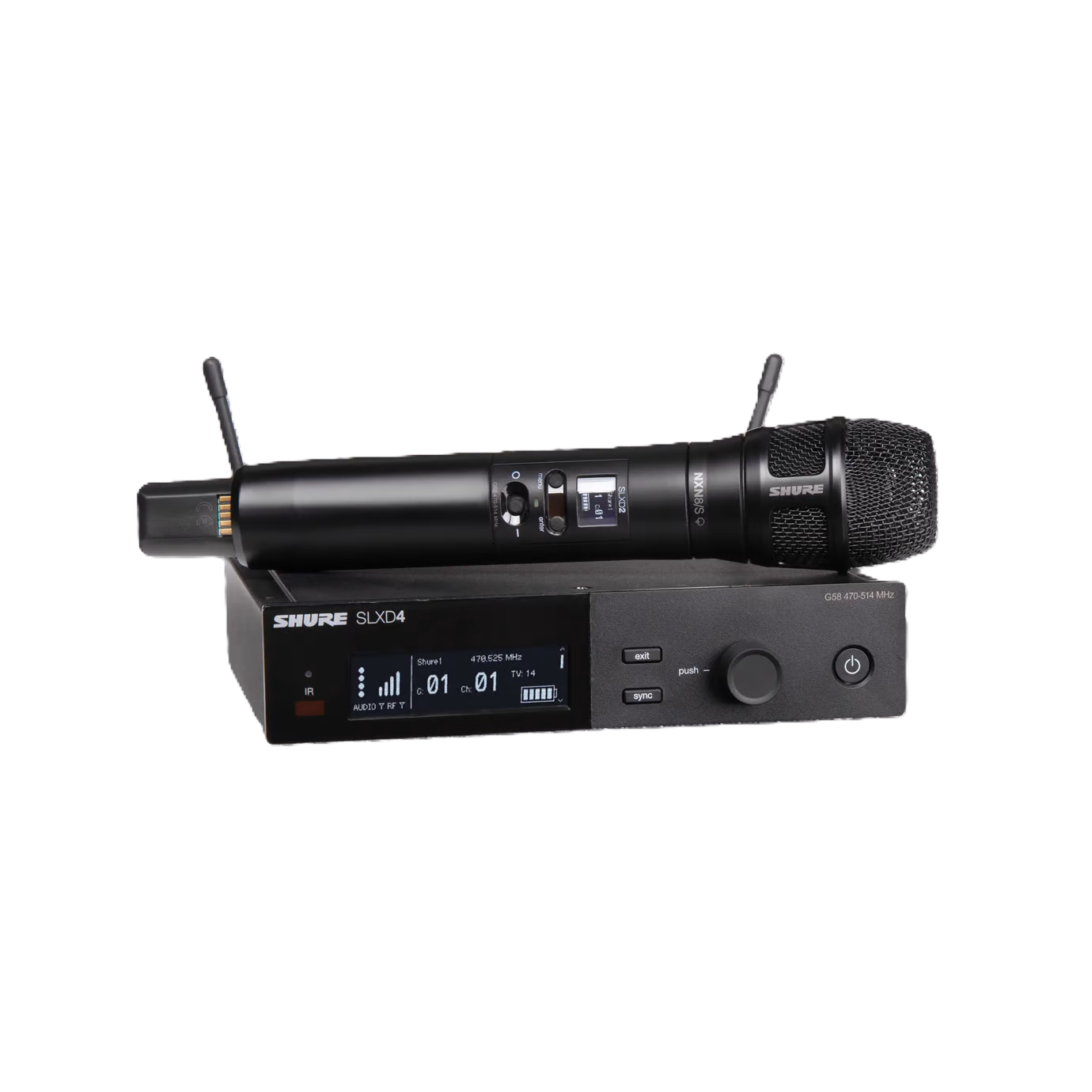MICROFONO INALAMBRICO SHURE SLXD24/N8SB-H55