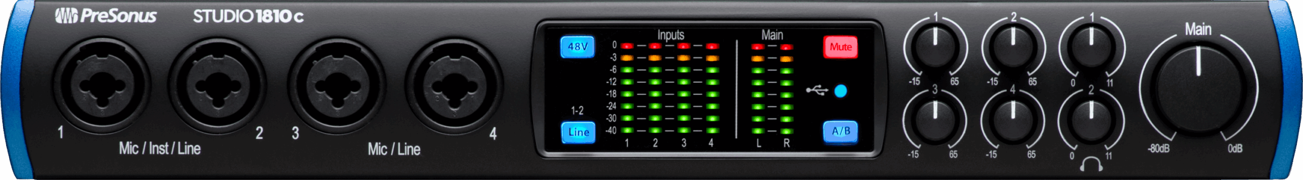 INTERFACE PARA GRABACION PRESONUS STUDIO 1810c - Imagen 4