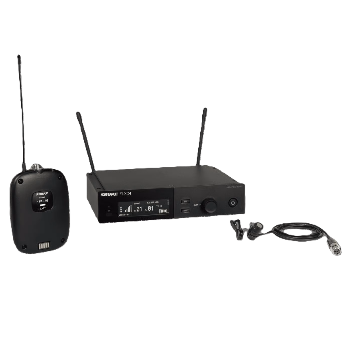 MICROFONO INALAMBRICO SHURE SLXD14/85-H55