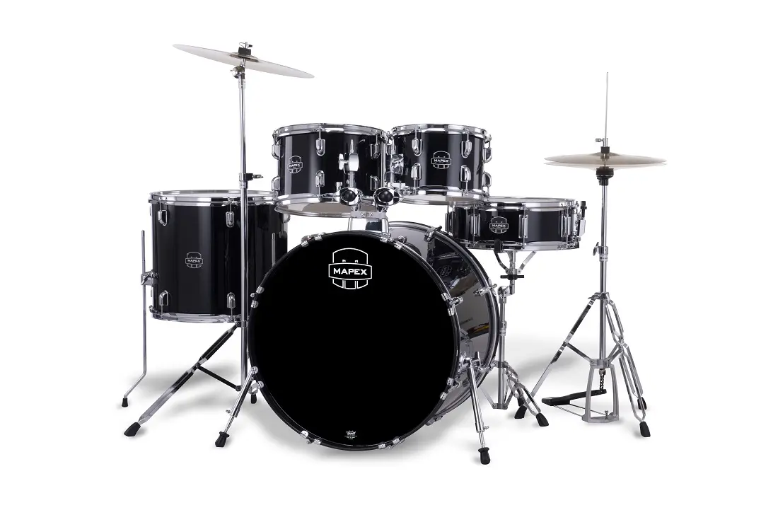 BATERIA MAPEX COMET CM5295FTCDK SC DARK BLACK (NEGRO OSCURO) - Imagen 3