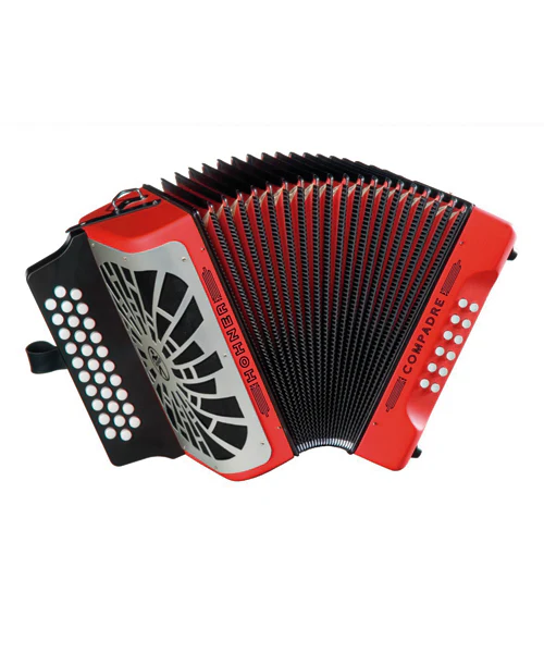 ACORDEON HOHNER COMPADRE ADG ROJO