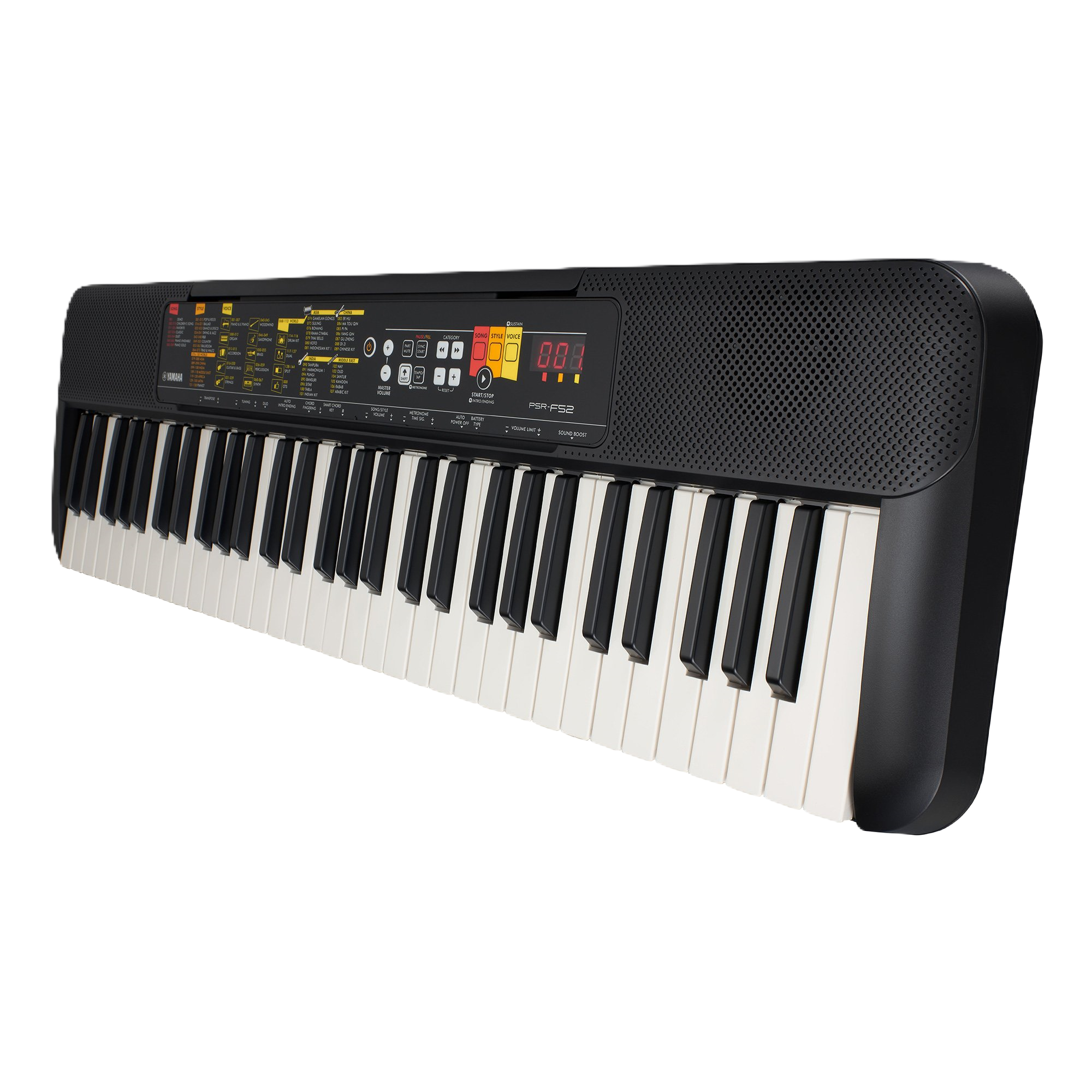 KIT TECLADO YAMAHA PSR F52 + ESTUCHE + BASE SENCILLA - Imagen 4