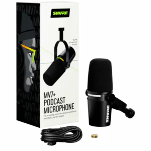 MICRÓFONO USB PARA PODCAST SHURE MV7+-K
