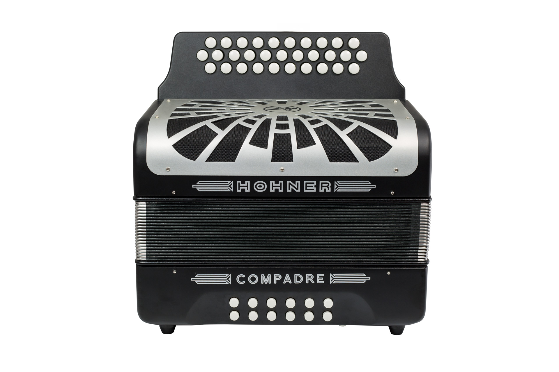 ACORDEON HOHNER COMPADRE ADG NEGRO - Imagen 3