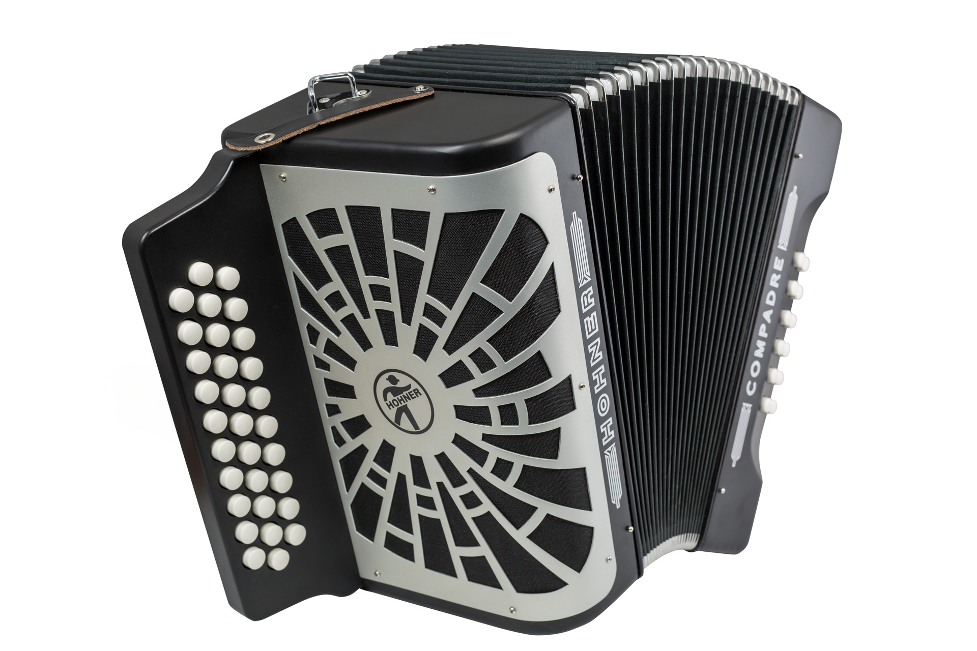 ACORDEON HOHNER COMPADRE ADG NEGRO - Imagen 2