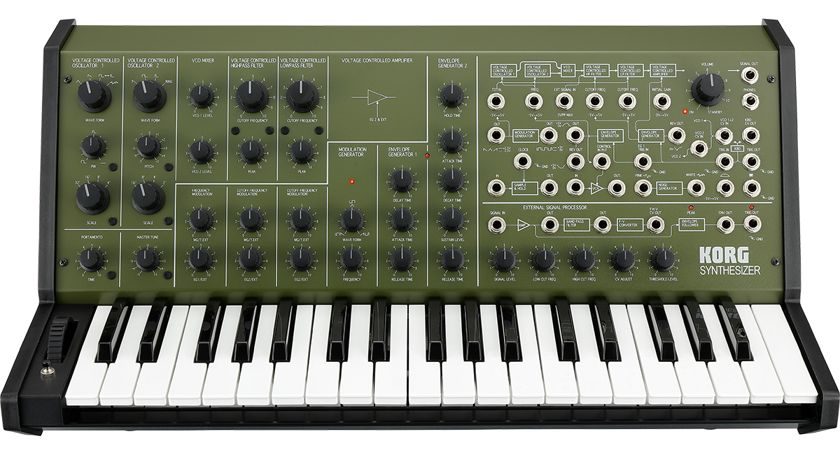 SINTETIZADOR KORG MS-20 FS GREEN