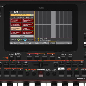 Alternative view of TECLADO KORG PA1000