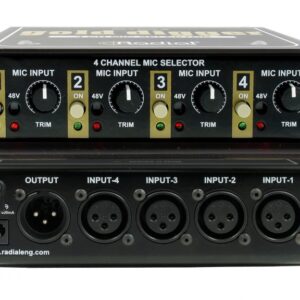 SELECTOR DE MICRÓFONOS DE ESTUDIO RADIAL GOLD DIGGER