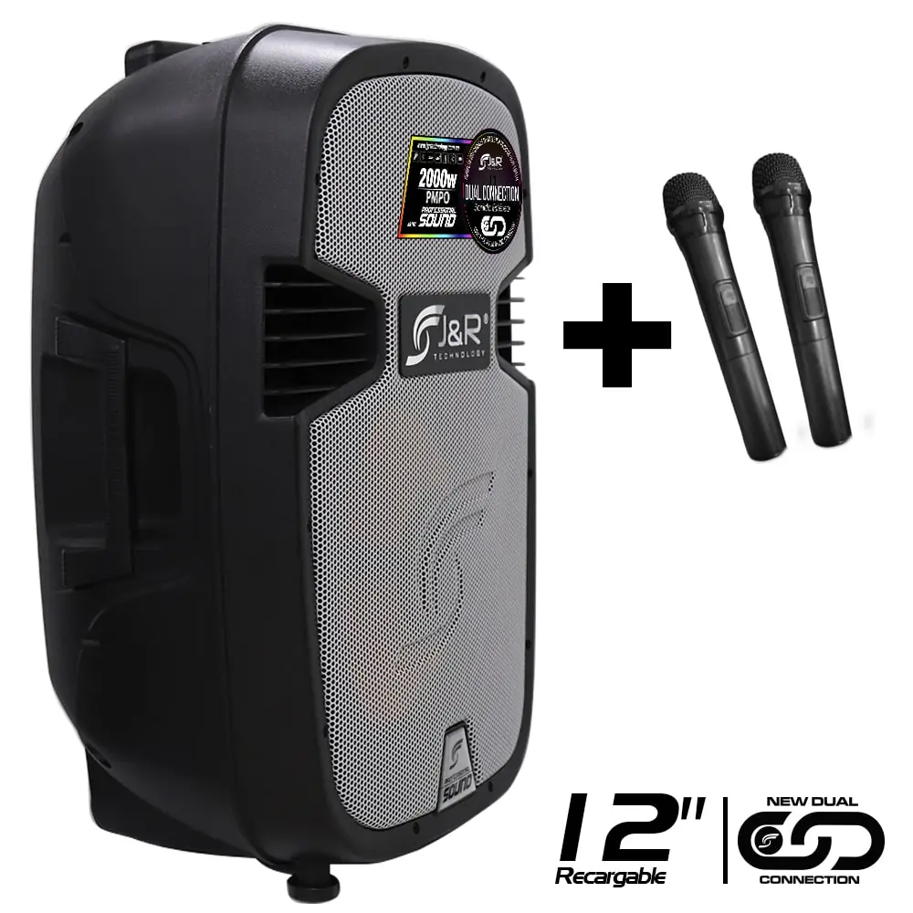 CABINA ACTIVA RECARGABLE BLUETOOTH J&R J5161 12″