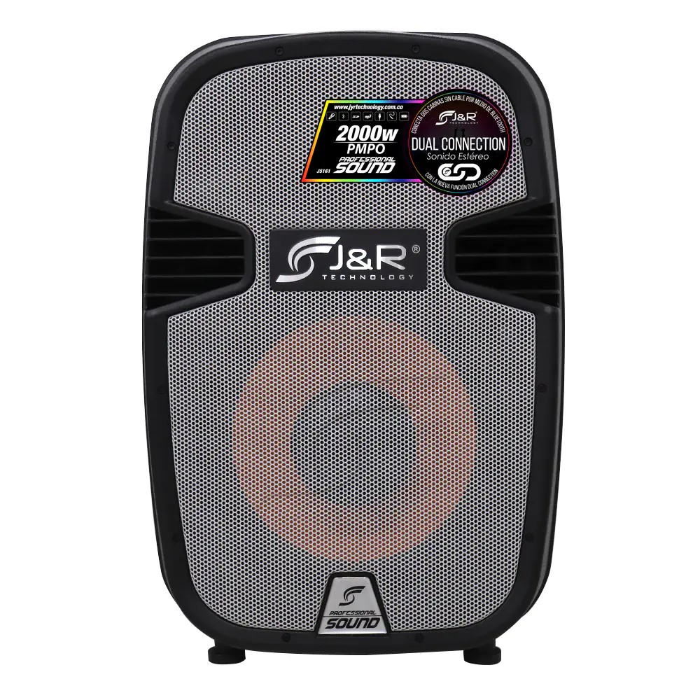 CABINA ACTIVA RECARGABLE BLUETOOTH J&R J5161 12″ - Imagen 3
