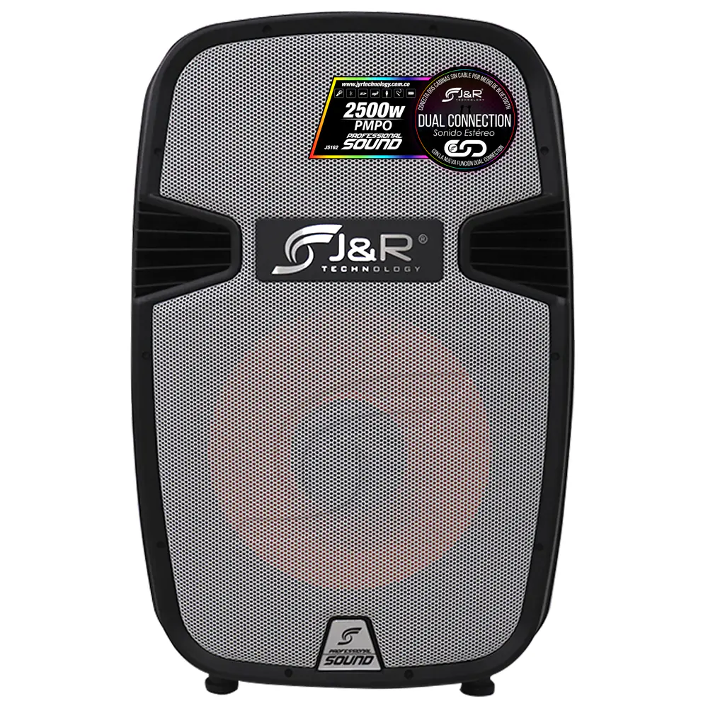 CABINA ACTIVA RECARGABLE BLUETOOTH J&R J5162 15″ - Imagen 2