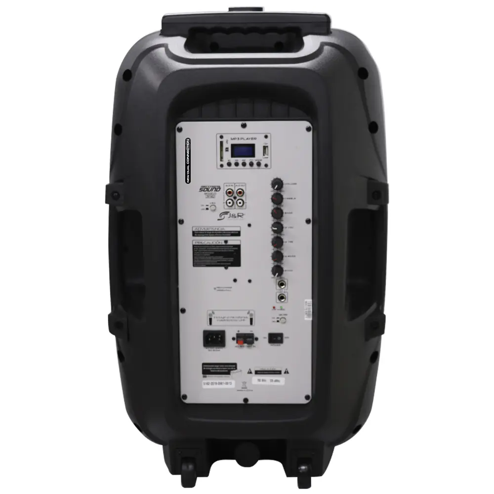 CABINA ACTIVA RECARGABLE BLUETOOTH J&R J5162 15″ - Imagen 3