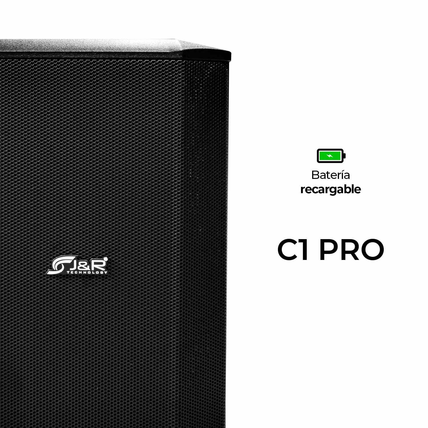 CABINA ACTIVA RECARGABLE BLUETOOTH J&R C1 PRO J5251 8″ - Imagen 7