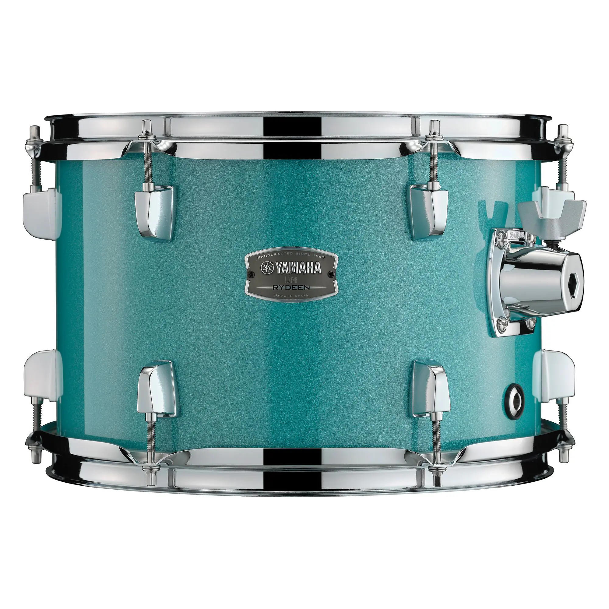 BATERIA ACUSTICA RYDEEN RDP2F5 1/2 COLOR TURQUOISE GLITTER + CAJA 2 + PEDAL (SIN PLATILLO, SIN SILLA) - Imagen 2
