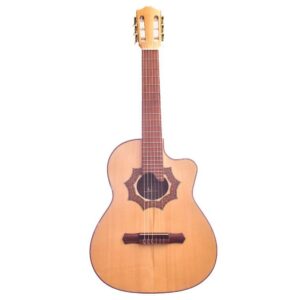 Alternative view of REQUINTO ELECTROACUSTICO PINO ABETO ENGELMANN CALIDAD L.A CON MICROFONO FISHMAN