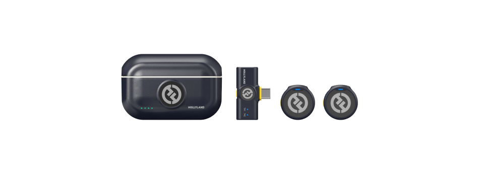 MICROFONOS LAVALIER HOLLYLAND LARK M2 CON USB-C PLUG