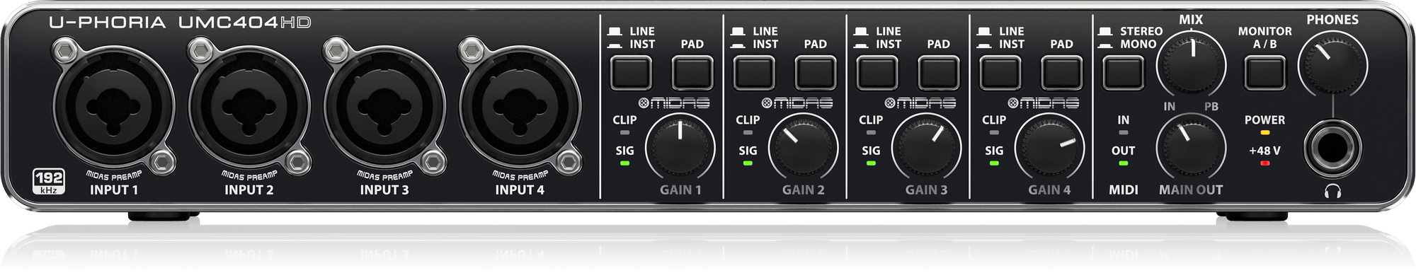 INTERFAZ BEHRINGER UMC404HD