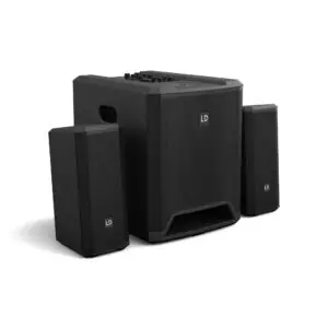 SISTEMA 2.1 ACTIVO LD SYSTEMS DAVE 10 G4X CON SUBWOOFER DE 10" Y DOS CABINAS DE 4"
