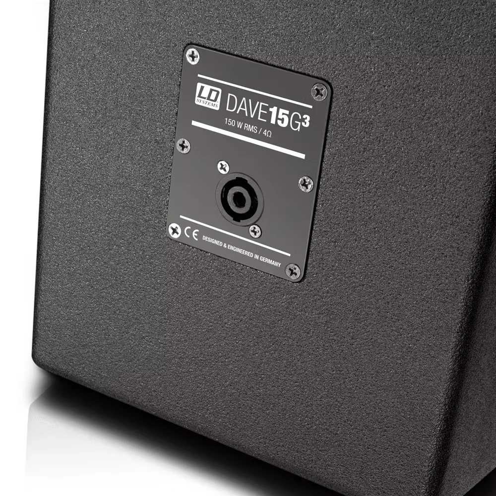 SISTEMA 2.1 ACTIVO LD SYSTEMS DAVE 15 G3 US CON SUBWOOFER DE 15" Y DOS CABINAS DE 8" - Imagen 4