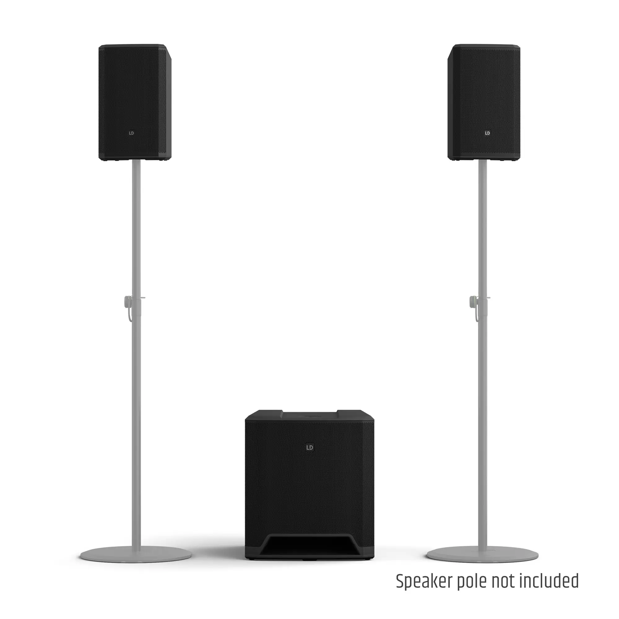 SISTEMA 2.1 ACTIVO LD SYSTEMS DAVE 18 G4X CON SUBWOOFER DE 18" Y DOS CABINAS DE 8" - Imagen 11