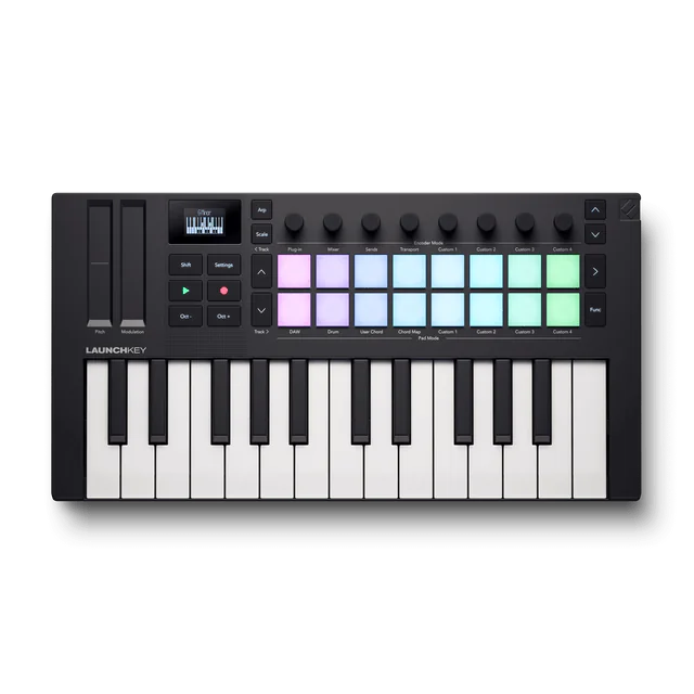 CONTROLADOR DE TECLADO MIDI NOVATION LAUNCHKEY MINI 25 MK4