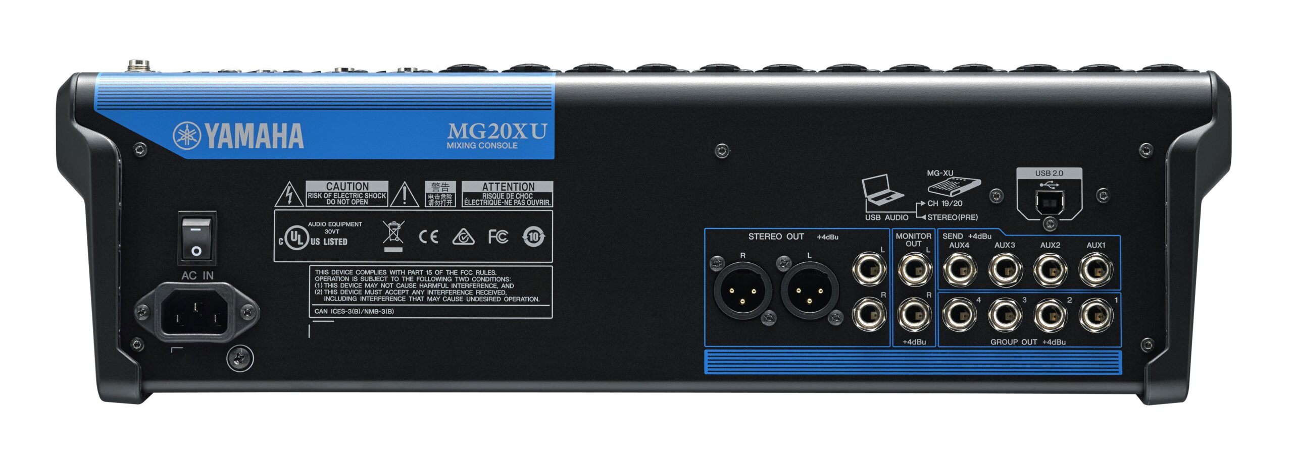 MEZCLADOR ANÁLOGA YAMAHA MG20XU - Imagen 4