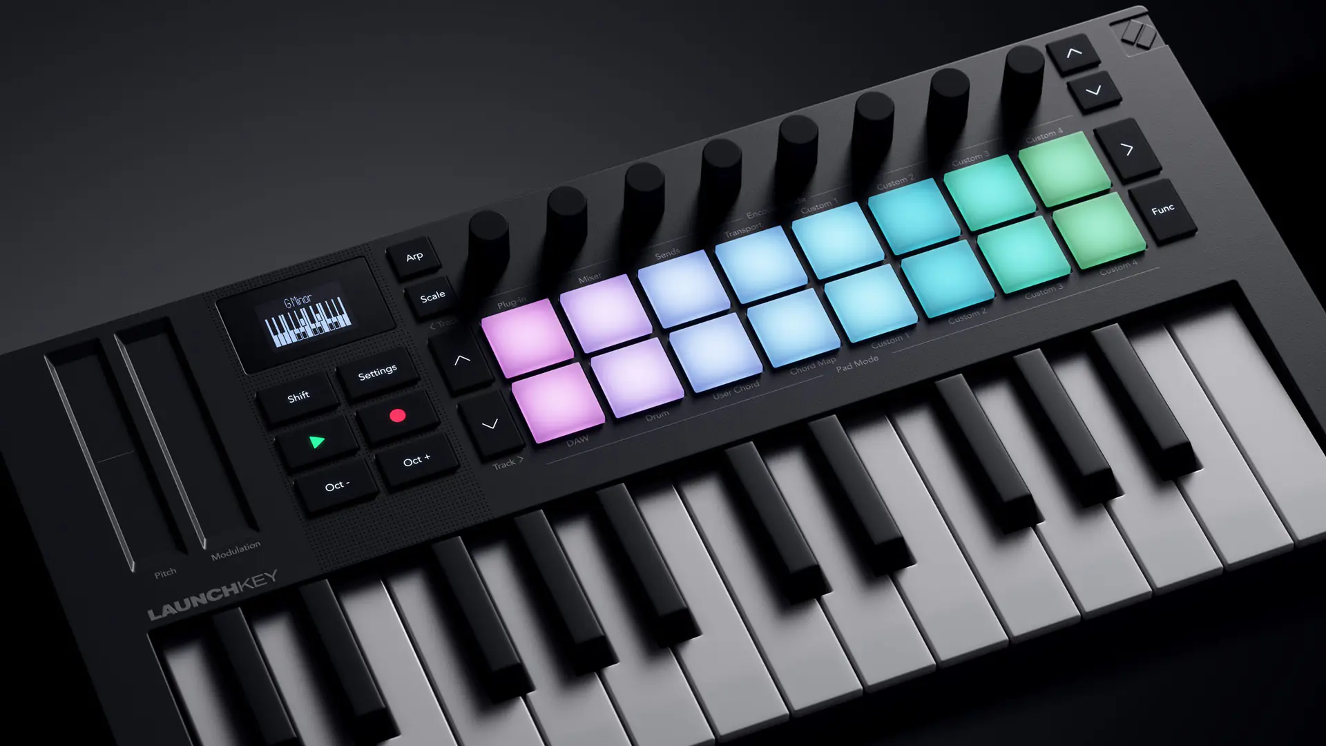 CONTROLADOR DE TECLADO MIDI NOVATION LAUNCHKEY MINI 25 MK4 - Imagen 9