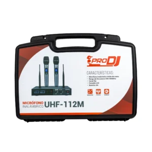 MICROFONOS INALAMBRICOS PRO DJ UHF-112M