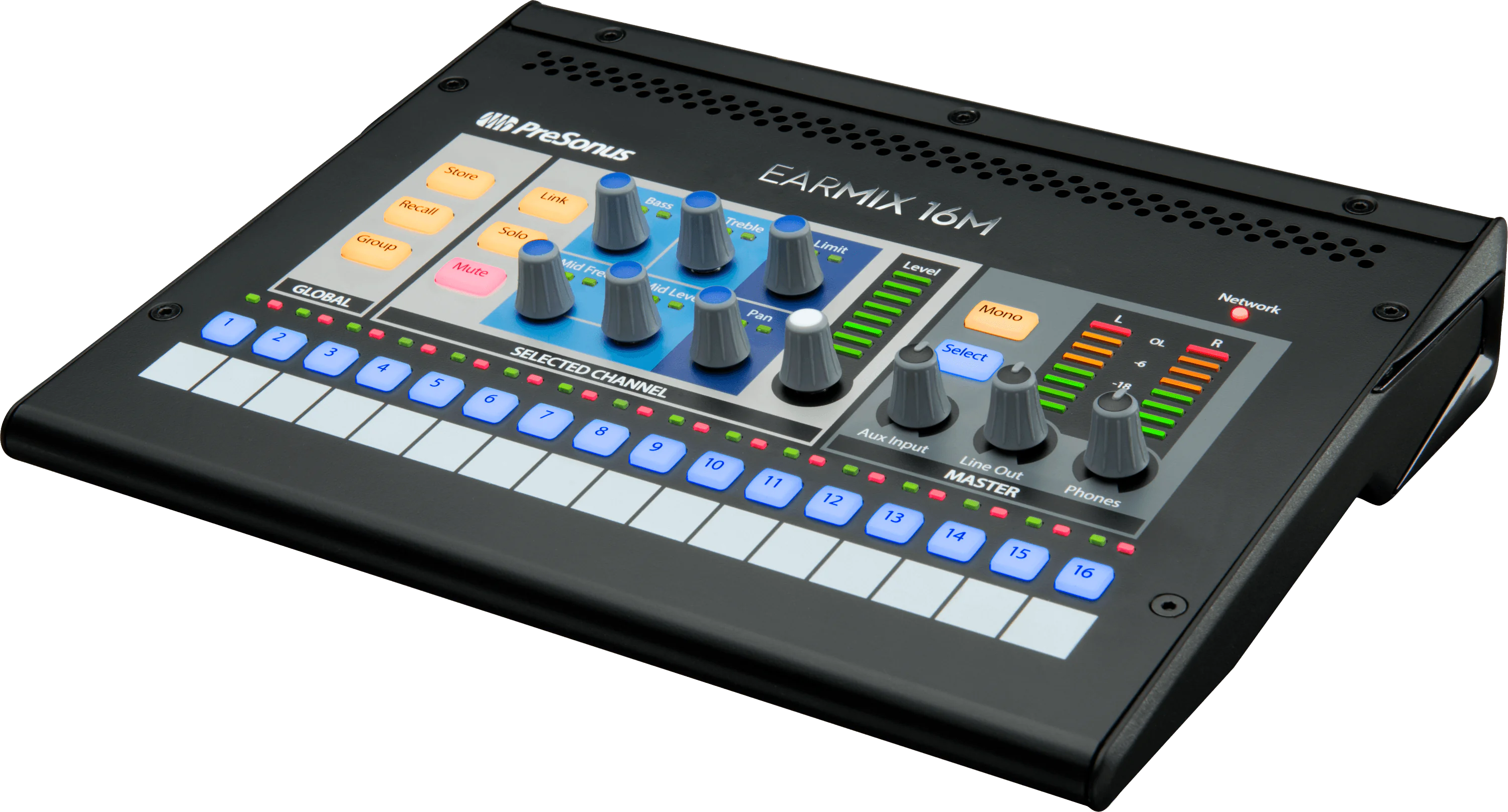 SISTEMA DE MONITOREO PERSONAL POR RED AVB PRESONUS EARMIX 16M - Imagen 3