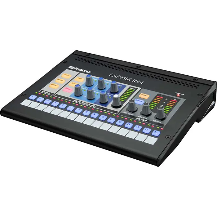 SISTEMA DE MONITOREO PERSONAL POR RED AVB PRESONUS EARMIX 16M