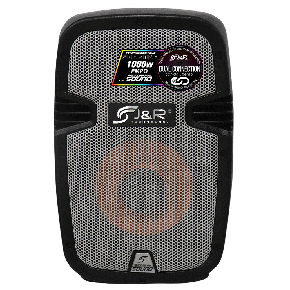 CABINA ACTIVA RECARGABLE BLUETOOTH J&R J5159 8" - Imagen 3