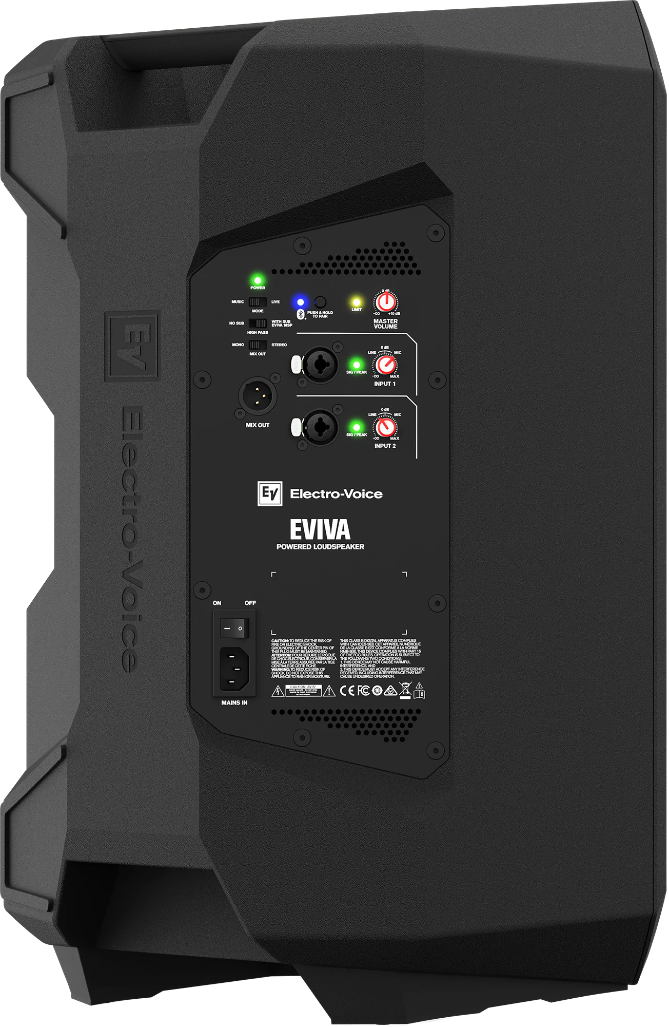 ELECTRO VOICE EVIVA 12P CABINA ACTIVA 12" PULGADAS - Imagen 2