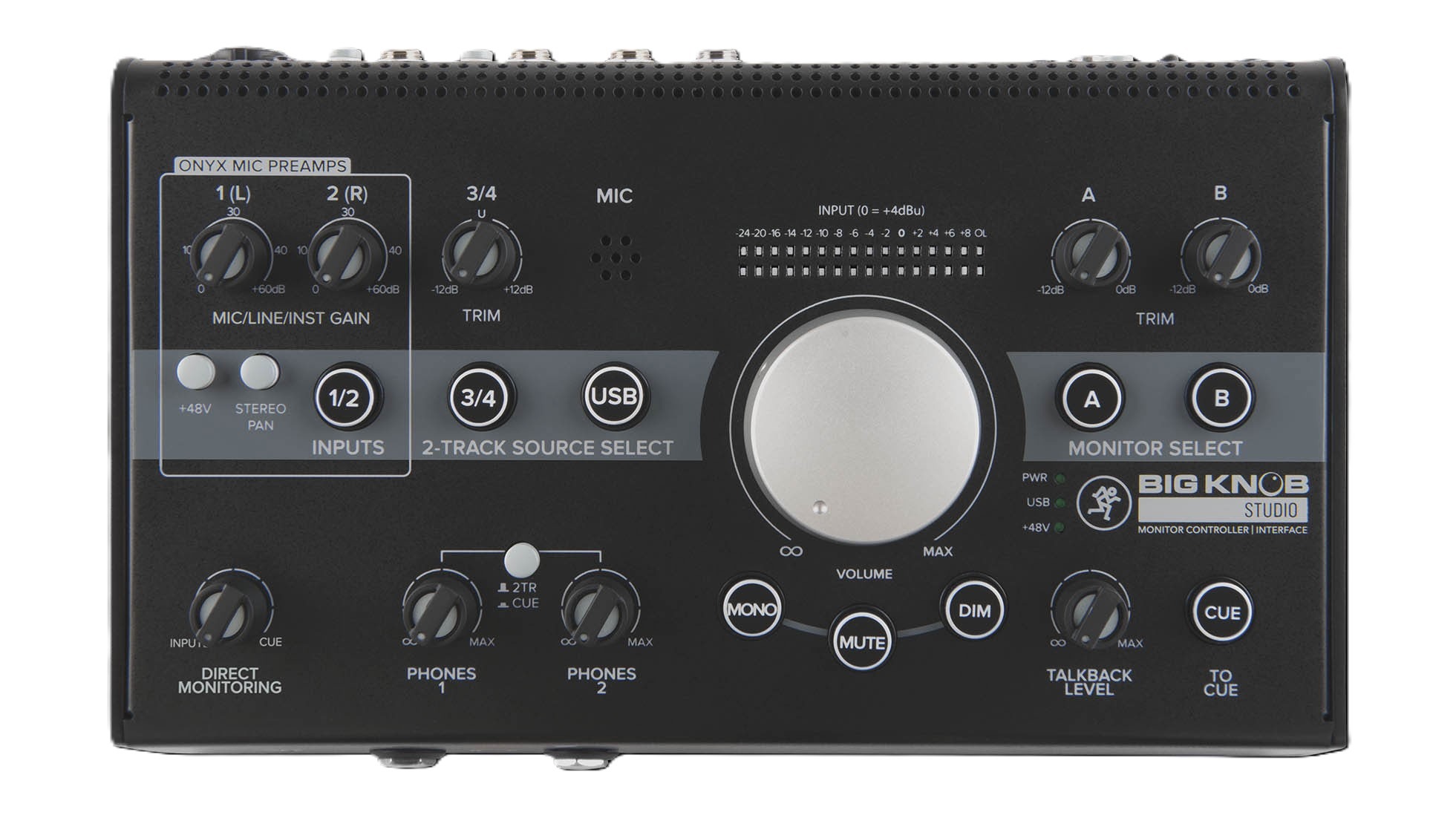 MACKIE BIG KNOB STUDIO CONTROLADOR DE MONITORES E INTERFACE DE AUDIO - Imagen 4