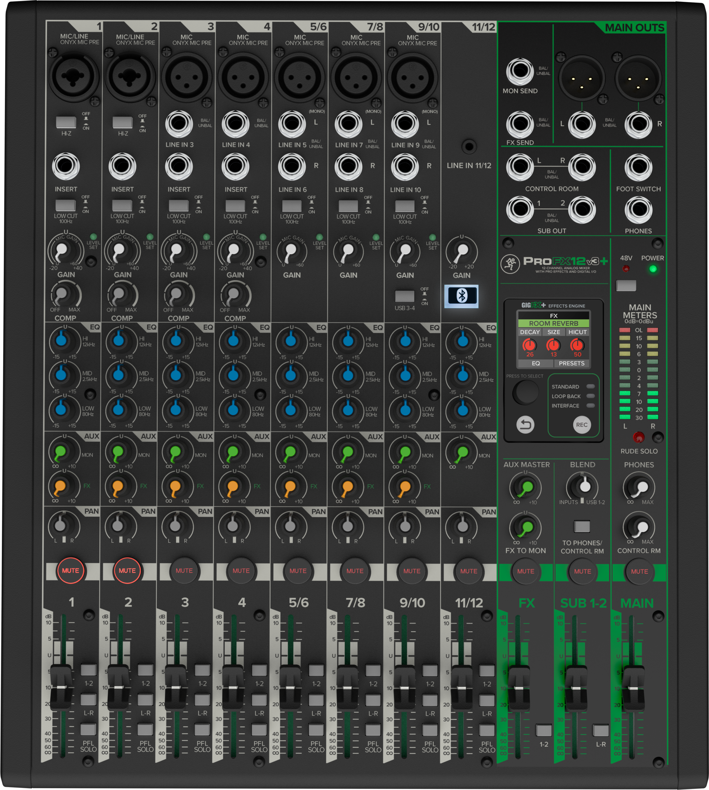 MACKIE PROFX12V3+ CONSOLA ANÁLOGA - Imagen 4