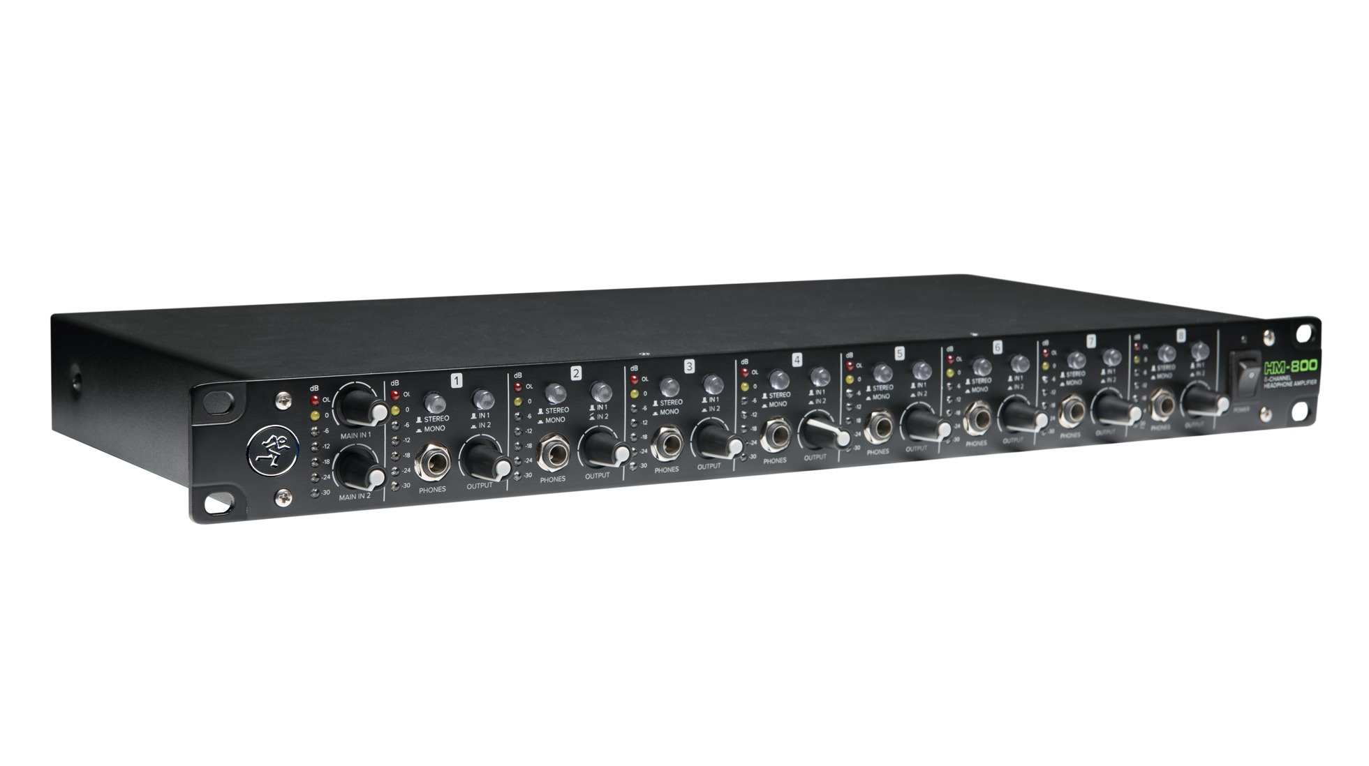 MACKIE HM-800 DISTRIBUIDOR DE AUDÍFONOS DE 8 CANALES - Imagen 3