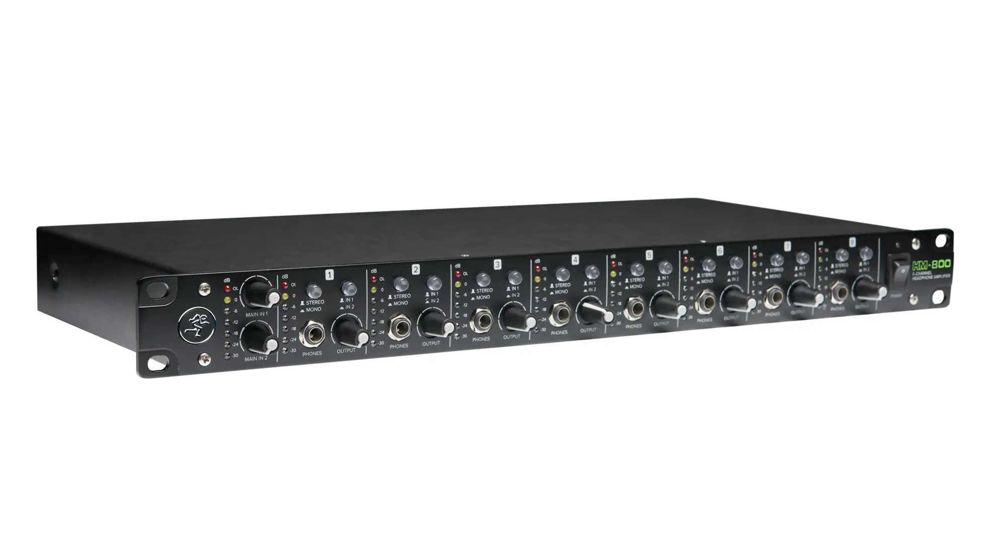 MACKIE HM-800 DISTRIBUIDOR DE AUDÍFONOS DE 8 CANALES - Imagen 3