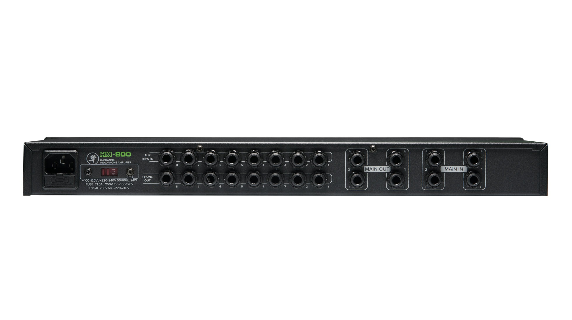 MACKIE HM-800 DISTRIBUIDOR DE AUDÍFONOS DE 8 CANALES - Imagen 5