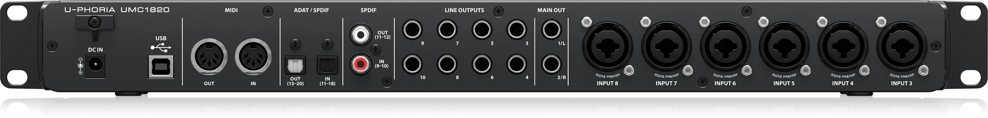 INTERFACE BEHRINGER UMC1820 DE 8 CANALES - Imagen 5