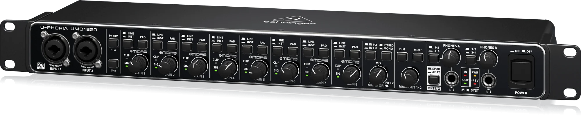 INTERFACE BEHRINGER UMC1820 DE 8 CANALES - Imagen 4