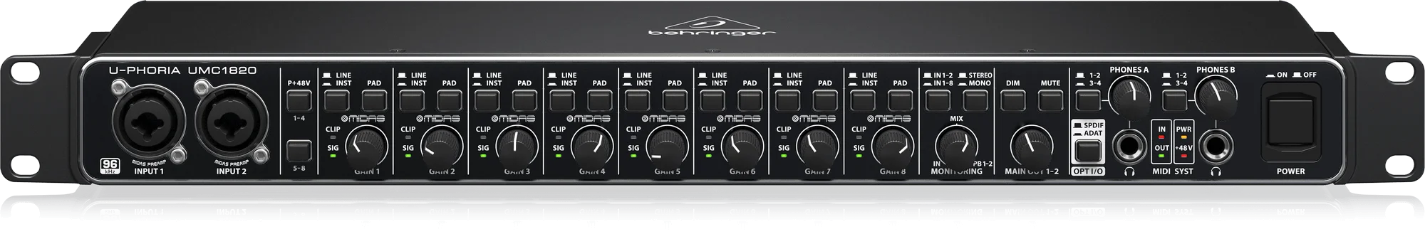 INTERFACE BEHRINGER UMC1820 DE 8 CANALES - Imagen 3