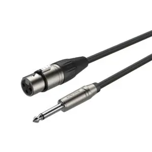 CABLE ROXTONE PRO PLUG 1/4 MONO A XLR HEMBRA SMXJ210L10 10 METROS